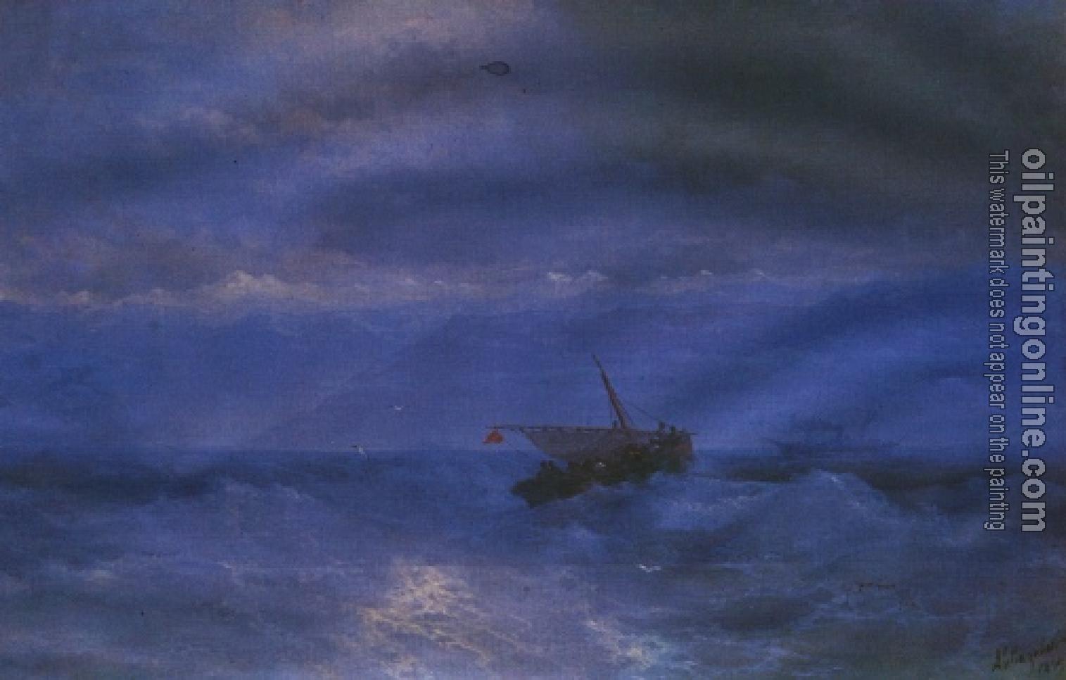 Aivazovsky, Ivan Constantinovich - Caucasus from the Sea